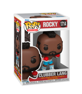 Clubber Lang Funko Pop (#1714) from Rocky, a collectible figure capturing the iconic boxing antagonist in detailed design.