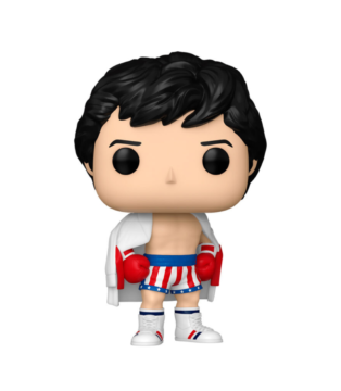 Rocky Balboa Funko Pop (#1713), a collectible figure featuring the legendary boxer from the classic Rocky film series.