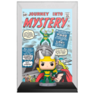 Exclusive Loki Funko Pop Comic Cover (#29) from Marvel X-Men, featuring the iconic trickster in a collectible display case.