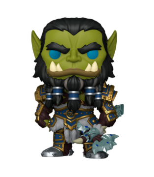 Thrall Funko Pop (#1046) from World of Warcraft: The War Within, featuring the iconic Orc leader in a dynamic pose.