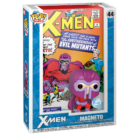 Magneto Funko Pop Comic Cover (#44) from Marvel X-Men, showcasing the legendary mutant villain in a collectible display case.