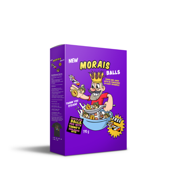 Funny Pop Box Morais Funny Pop Box – Morais Balls with premium t-shirt and exclusive collectibles inspired by MoraisHD.