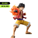 Monkey D. Luffy Special Edition Grandista figure from One Piece, featuring the Straw Hat Pirates' captain in an incredibly detailed and dynamic pose.