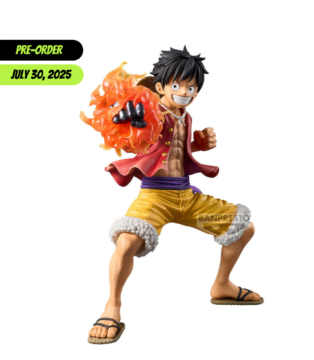 Monkey D. Luffy Special Edition Grandista figure from One Piece, featuring the Straw Hat Pirates' captain in an incredibly detailed and dynamic pose.