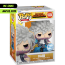 Exclusive Dabi Funko Pop (#1834) from My Hero Academia, a must-have collectible featuring the infamous League of Villains member.