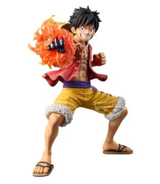 Monkey D. Luffy Special Edition Grandista figure from One Piece, featuring the Straw Hat Pirates' captain in an incredibly detailed and dynamic pose.