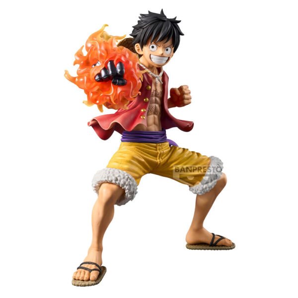 Monkey D. Luffy Special Edition Grandista figure from One Piece, featuring the Straw Hat Pirates' captain in an incredibly detailed and dynamic pose.