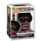 The Notorious B.I.G. Funko Pop (#436) Summer '95 edition, a collectible figure honoring the hip-hop icon.