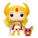 She-Ra & Kowl Funko Pop (#1800) from Princess of Power, a collectible figure featuring the legendary warrior and her trusted friend.