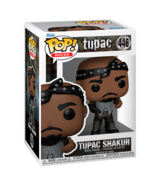 Tupac Shakur Funko Pop (#446), a must-have collectible figure honoring the legendary hip-hop artist.