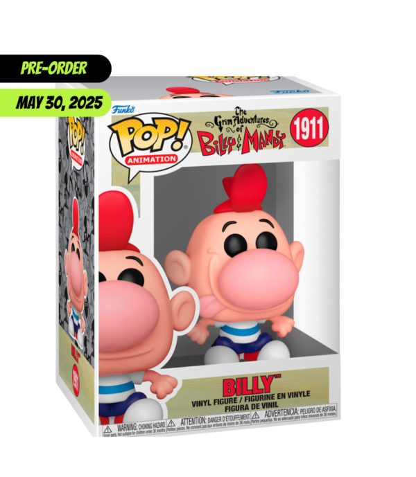 POP! The Grim Adventures of Billy & Mandy – Billy 1911 collectible figure.