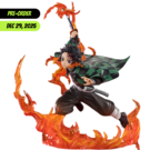 Demon Slayer Kimetsu no Yaiba Tanjiro Kamado Kyojuro Rengoku Sword Guard 19.5cm – A must-have collectible for anime fans.