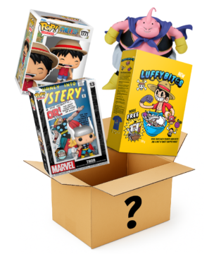 Funny Pop Box Mystery Box filled with collectibles, figures, and Funko Pop surprises