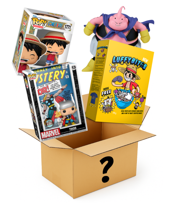 Funny Pop Box Mystery Box filled with collectibles, figures, and Funko Pop surprises