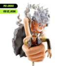 Ichibansho Monkey D. Luffy Gear 5 vs Borsalino Burst of Energy 22cm Figure – A stunning One Piece collectible.