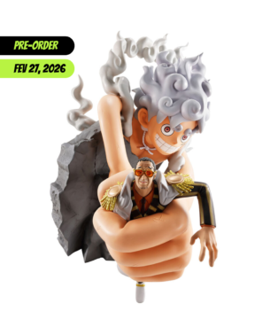 Ichibansho Monkey D. Luffy Gear 5 vs Borsalino Burst of Energy 22cm Figure – A stunning One Piece collectible.