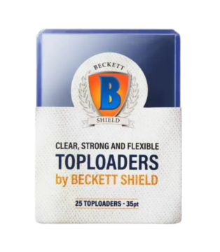 Beckett Shield Toploaders 35pt 25 pack – protective card sleeves by Beckett