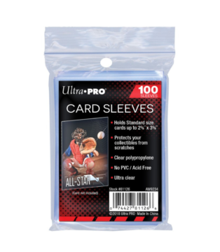 Ultra Pro Standard Sleeves 100 Pack – clear soft trading card sleeves