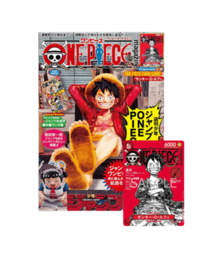 One Piece Magazine Vol 20 Japanese with Luffy ST21-014 promo card