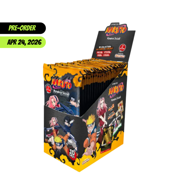 Naruto Mythos TCG First Set Booster Display 2nd Edition English sealed box with 24 packs
