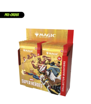 MTG Marvel Super Heroes Collector Booster Display 12 packs English sealed box
