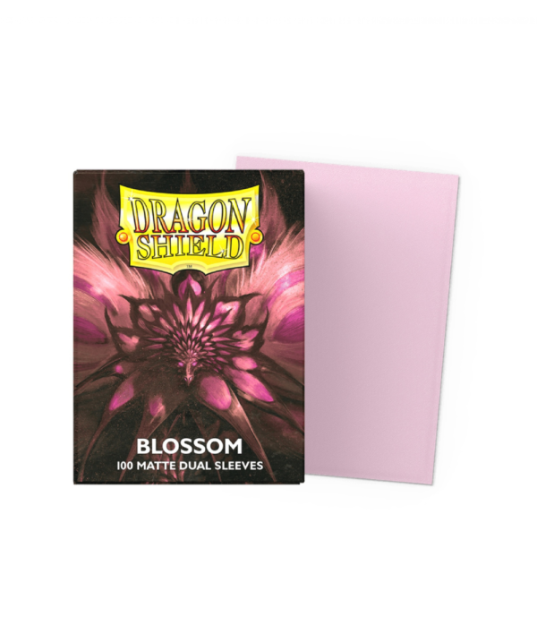 Dragon Shield Dual Matte Sleeves Blossom 100 sleeves Dragon Shield Dual Matte Blossom sleeves 100 pack for trading card games