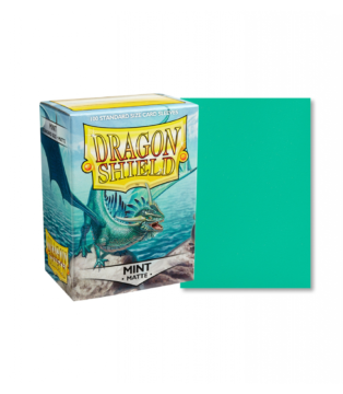 Dragon Shield Matte Mint Standard Size Card Sleeves 100 sleeves pack