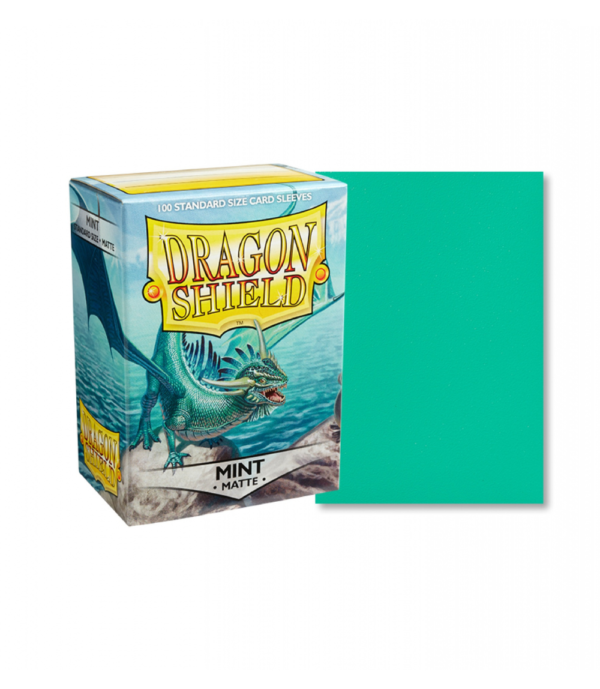 Dragon Shield Matte Mint Standard Size Card Sleeves 100 sleeves pack