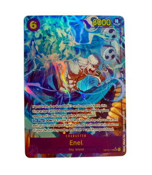 One Piece Card Game Enel OP15-118 English Secret Rare Near Mint