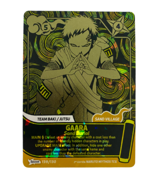 Naruto Mythos TCG Secret Gaara 139/130 2nd Edition English Near Mint