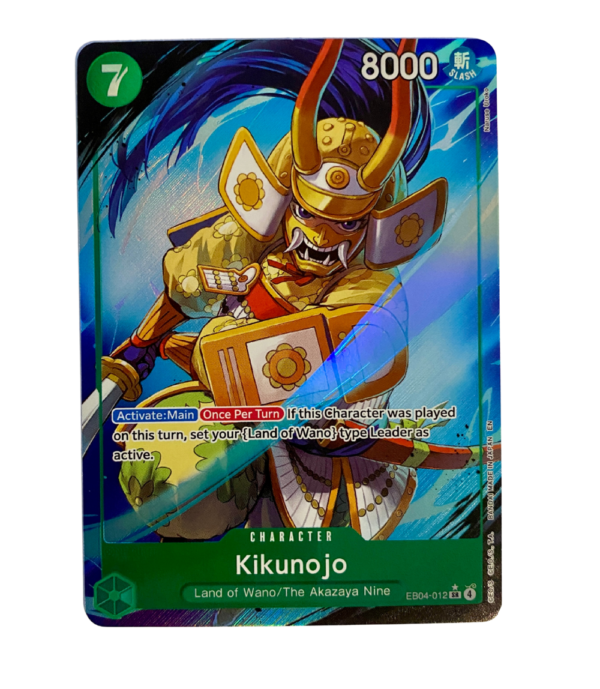 One Piece Card Game Kikunojo EB04-012 English Super Rare Near Mint