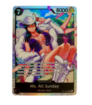 One Piece Card Game Ms. All Sunday OP14-084 English Super Rare Near Mint