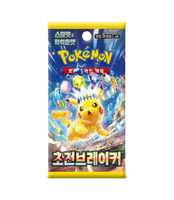 Pokémon Card Game Super Electric Breaker SV8 Booster Korean Pokemon Super Electric Breaker SV8 Booster Pack Korean edition sealed pack