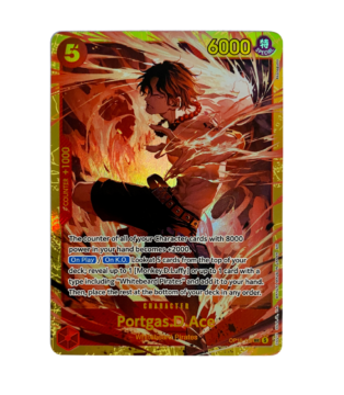 One Piece Card Game Portgas.D.Ace OP16-118 English Secret Rare Near Mint
