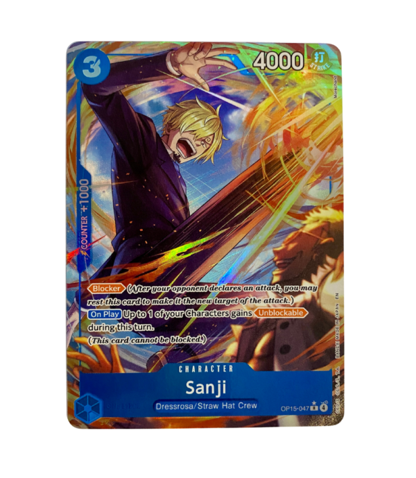 Sanji OP15-047 English One Piece Card Game Sanji OP15-047 English Rare Near Mint