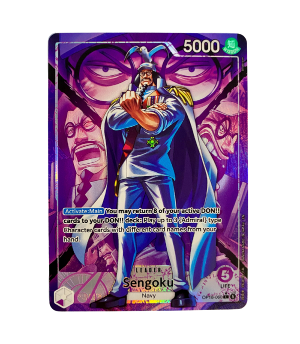 One Piece Card Game Sengoku OP16-060 English Leader card Near Mint