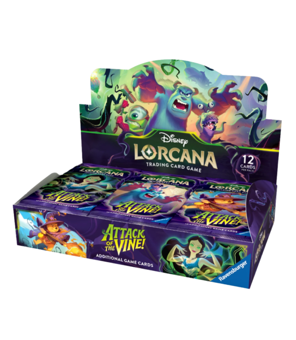 Disney Lorcana Attack of the Vine Booster Display English Factory Sealed