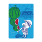 One Piece Official Monkey D. Luffy Meta Kira Holographic Promo Card