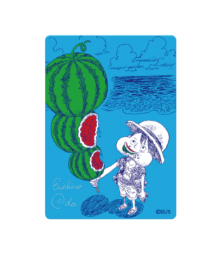 One Piece Official Monkey D. Luffy Meta Kira Holographic Promo Card