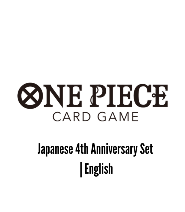 One Piece Japanese 4th Anniversary Set English